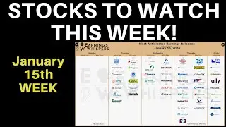 Stocks To Watch This Week Earnings Whispers | Major Stocks: TSMC, Ally, Goldman Sachs, Discover