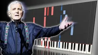Charles Aznavour - Comme ils disent | PIANO TUTORIAL
