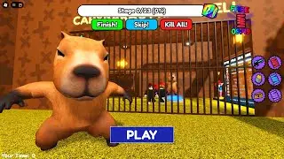 CAPYBARA'S PRISON RUN! (OBBY) ROBLOX