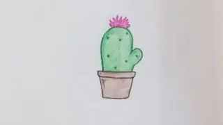 Как нарисовать КАКТУС
