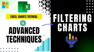 How to filter Charts in Excel - 4 dynamic techniques | full tutorial