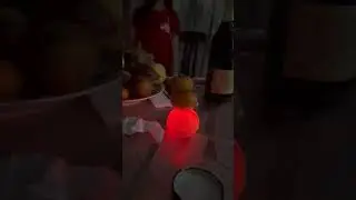 снеговик из мандаринов