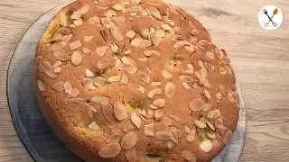Torta pesche e mandorle