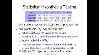 Evaluation 17: statistical significance test