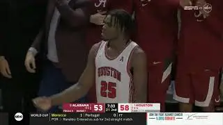 Second half// #8 Alabama vs #1 Houston Basketball Game Highlights 12 10 2022