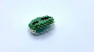 Кольцо Инопланетянин из бисера