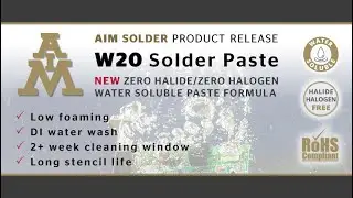 W20 Water Soluble Solder Paste