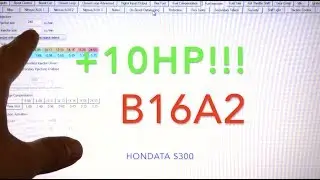 Hondata  B16A2 Map +10hp Gain