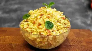 King Crab Salad. I thought no one would want it, but it turned out not enough!!