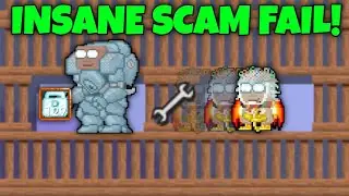 HE GOT MAD AT ME AFTER INSANE SCAM FAIL LMAO | Growtopia