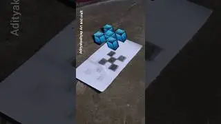How to draw 3dillusion for beginners #3dcubedrawing #drawing #shortsfeed #viralshort#ytshorts #daily