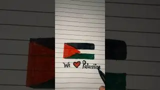 Flag 🇵🇸 drawing 