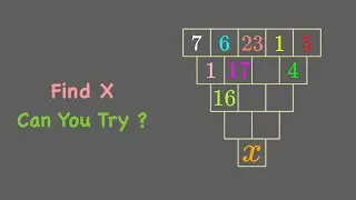 Math Riddle | Evaluate X In The Picture