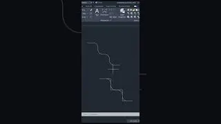 Fillet trim and no trim polyline in autocad 