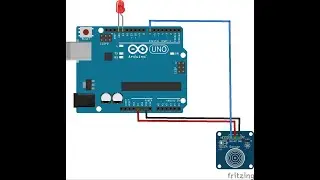 How to use touch sensor to blink LED with arduino