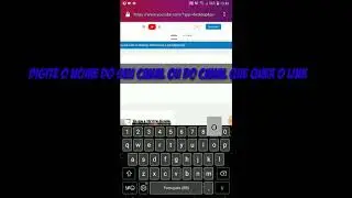 COMO COPIAR O LINK (URL) DO SEU CANAL PELO CELULAR (2018)