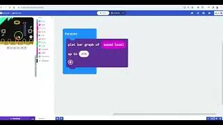 Creating a simple sound and light meter with the micro:bit using Makecode
