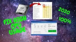 ⚠️How To Fix 100% CPU Usage|✔️Fix High CPU Usage Windows 10