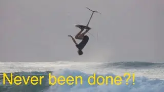 The First Foil Surfing Backflip