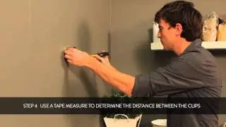 HOW TO: fixing a Duraline clip to your wall - English