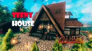Teeny house - valheim cool house design - ashlands build