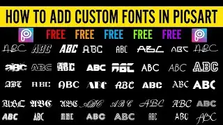 Picsart Tutorial | How To Add Custom Stylish Font In Picsart For New Update 2018  (YV PHOTOGRAPHY)