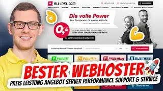 Der beste Webhoster mit besten Webhosting & Server | alle CMS  🚀 all-inkl  Vergleich Test Erfahrung