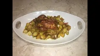 Stuffed Chicken and Potatoes (Pollo Farcito e Potate al Forno)