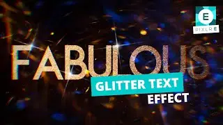 How to Create Glitter Text Effect for Free using Pixlr E