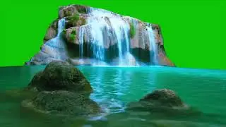 Waterfalls green screen video || waterfalls vfx || waterfalls cgi || green screen video ||Chrome key