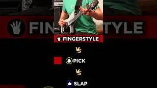 Fingerstyle VS Pick VS Slap - METAL
