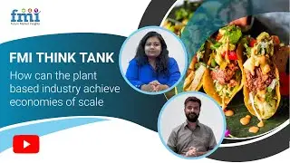How can the plant-based industry achieve economies of scale