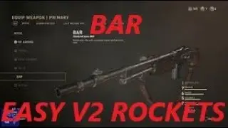 FLAWLESS V2 ROCKET with the BAR rifle! ( Call of Duty®: WWII )