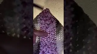 Crocheting a Pot Holder before bed