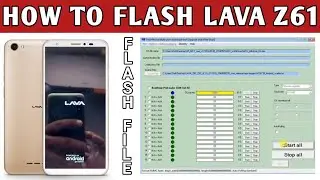 Lava Z61 flashing | How to flash Lava Z61 1GB 2GB | Lava Z61 Flash  File