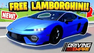 New FREE Lamborghini In Driving Empire!
