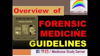 Forensic medicine and BS |3rd year MBBS guidelines |Medicos study Corner|MBM