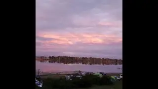 Соленое лечебное озеро в Гуселетово, Алтайский край