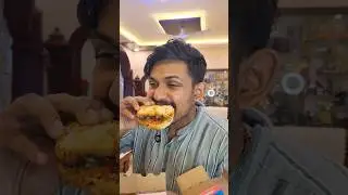 Dominos സില്‍ നിന്ന് വിചിത്രമായ burger വാങ്ങിയ കഥ 😱 | #trending #food #unboxing #shorts