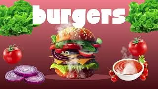 Burger animation Adobe After Effects । 