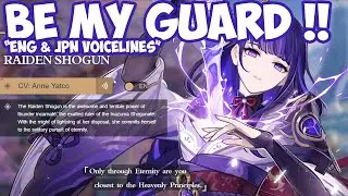[[ ENG | JPN ]]  Raiden Shogun | Baal Voicelines Genshin Impact 2.1