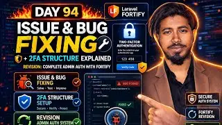 Laravel Fortify 2FA Setup + Bug Fixing Tutorial