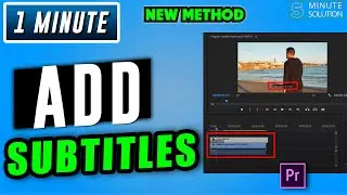 How to add subtitles in premiere pro 2024