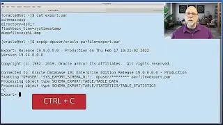 Use interactive command mode in Data Pump to control your job