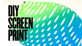 How to make gradient color by screen print