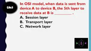 COMPUTER NETWORKS MCQ || COMPUTER NETWORKS QUIZ || REFERENCE  MODELS || CN ONE WORD ANSWERS | PART 2