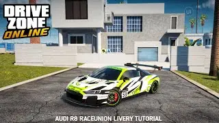 Design RSR (Audi R8) With Raceunion Livery in Drive Zone Online  