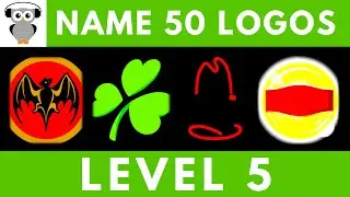 Guess The Logo Quiz - 50 Logos | Level 5 Easy | Logo Trivia