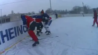 Opening hockey season. 2017