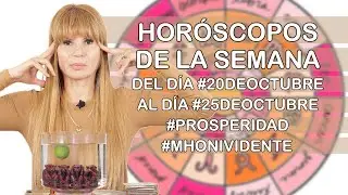 Horoscopos de la Semana del dia #20deoctubre al dia #25deOctubre #riqueza